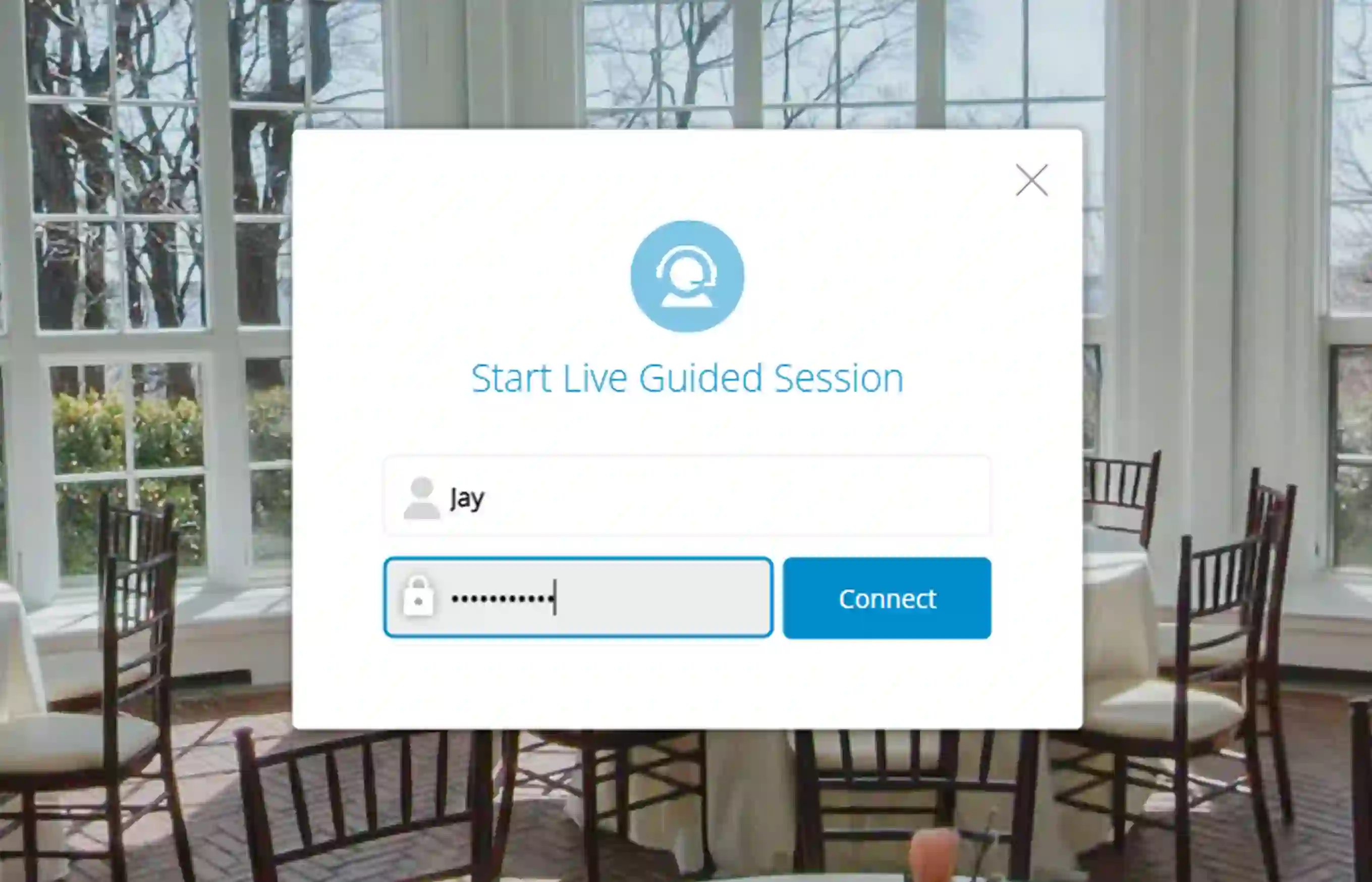 Live Guided Tour Login